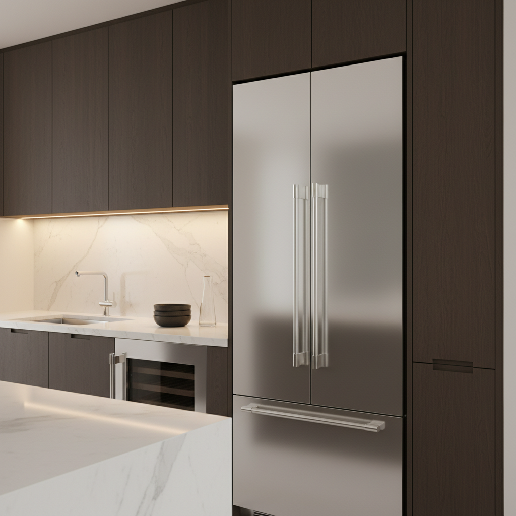 High-end kitchen appliances close-up